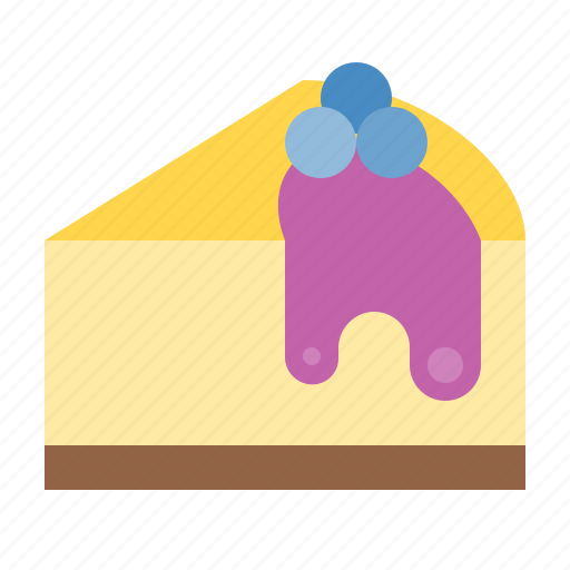 Bakery, blueberry cheesecake, cake, dessert, sweet icon - Download on Iconfinder