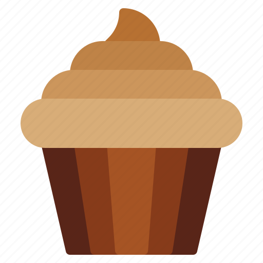 Cupcake, cake, sweet, chocolate, dessert, bakery, food icon - Download on Iconfinder