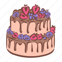birthday, wedding, cake, dessert, sweet, patisserie, food