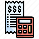 bill, payment, calculation, calculator, tax
