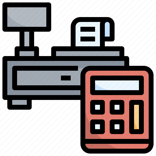 Cashier, cash, register, payment, machine, calculator icon - Download on Iconfinder
