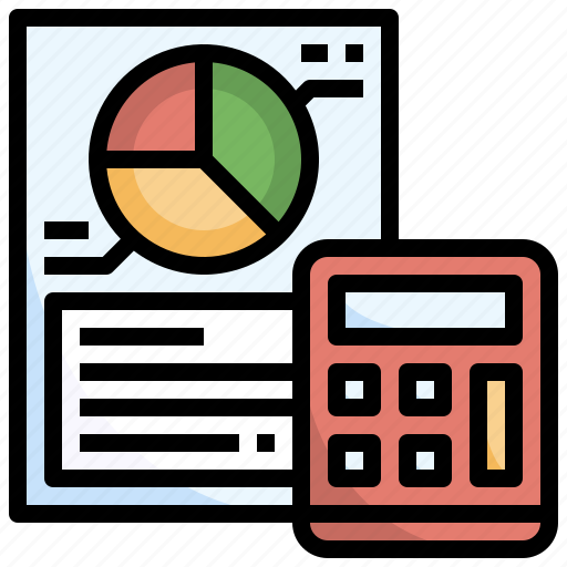 Chart, accounting, pie, calculator, analysis icon - Download on Iconfinder