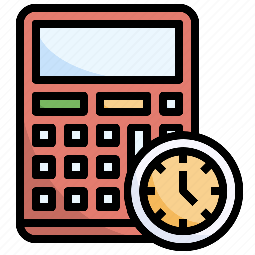 Time, calculate, calculator, calculating, date icon - Download on Iconfinder