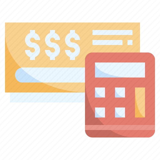 Cheque, finance, economy, business, calculator icon - Download on Iconfinder
