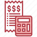bill, payment, calculation, calculator, tax