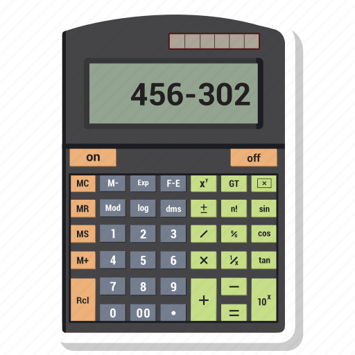 Calculation Calculator Math Mathematics Icon
