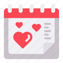 love, schedule, calendar, date, event, valentine