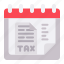 taxes, schedule, calendar, date, event, tax, day 