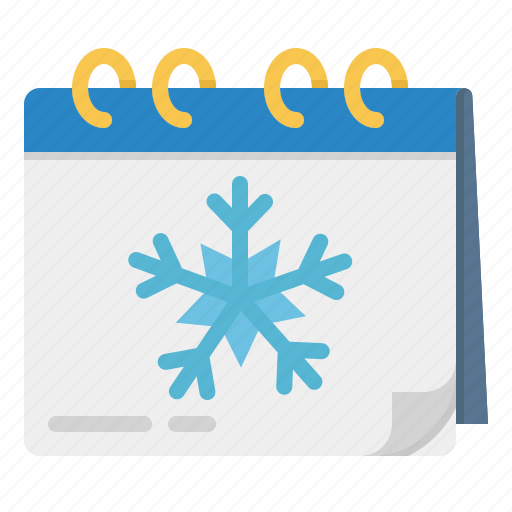Snowflakes, snow, winter, calendar, date icon - Download on Iconfinder