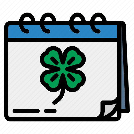 Clover, saint, patricks, calendar, irish icon - Download on Iconfinder