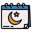 ramadan, islam, eid, mubarak, calendar 