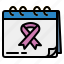 ribbon, medical, healthcare, medicine, calendar 