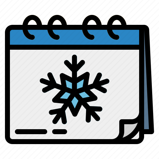 Snowflakes, snow, winter, calendar, date icon - Download on Iconfinder