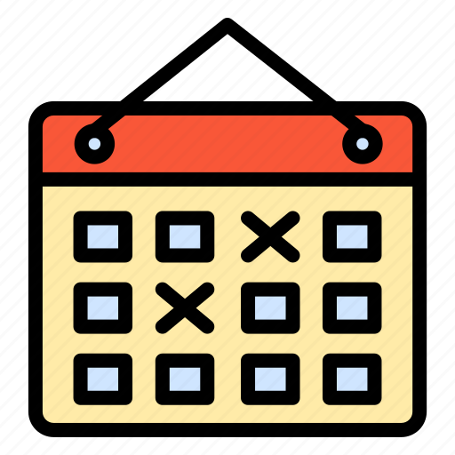Calendar, date, month, event, schedule, cross, appointment icon - Download on Iconfinder