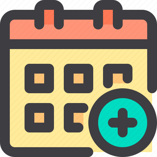 Add, calendar, date, interface, time icon - Download on Iconfinder