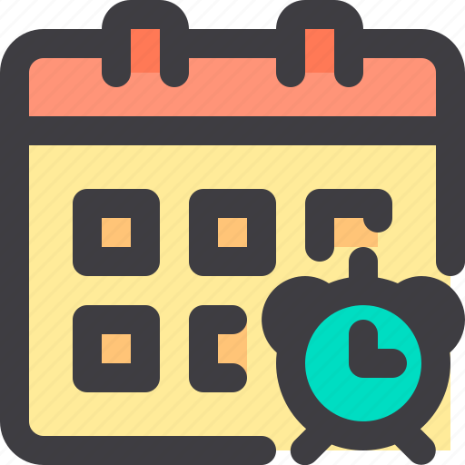 Alarm, calendar, clock, date, interface, time icon - Download on Iconfinder