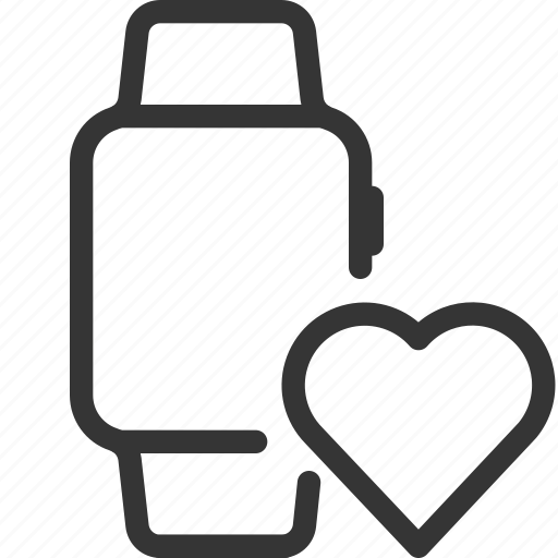 Device, heart, love, mobile, smart, watch icon - Download on Iconfinder