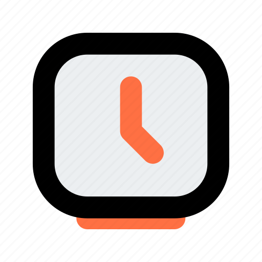 Desk, clock, alarm, hour icon - Download on Iconfinder