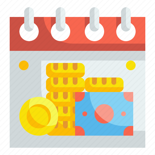 Coin, calendar, schedule, banknote, money, currency, cash icon - Download on Iconfinder