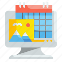 schedule, calendar, date, landscape, image, picture, timetable
