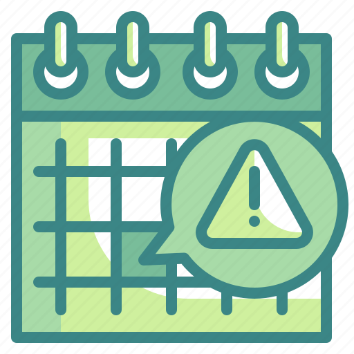 Warning, event, alert, exclamation, schedule, date, calendar icon - Download on Iconfinder
