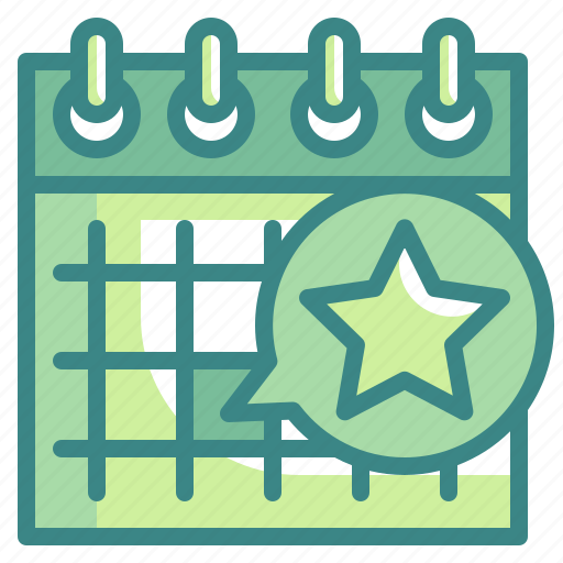 Event, organizer, star, schedule, date, administration, calendar icon - Download on Iconfinder