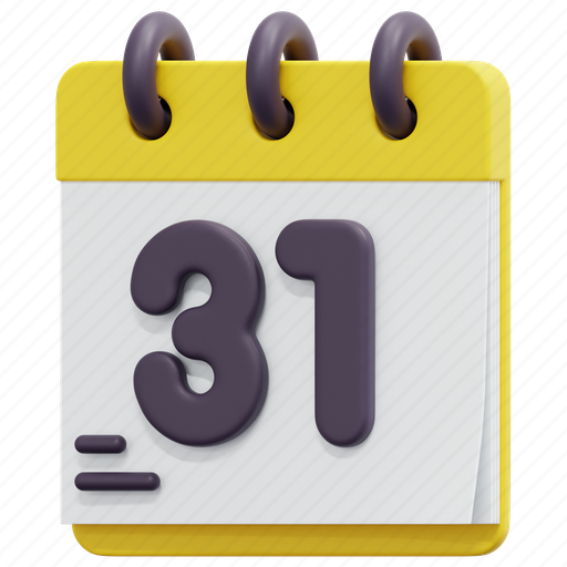 Calendar, day, time, date, schedule, event, 3d icon - Download on Iconfinder