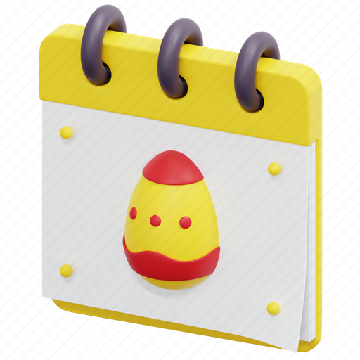 Calendar, easter, egg, schedule, time, celebration, date icon - Download on Iconfinder