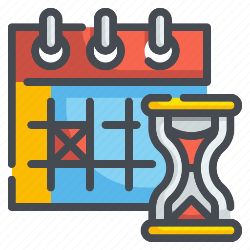 Time, management, hourglass, administration, date, calendar, schedule icon - Download on Iconfinder