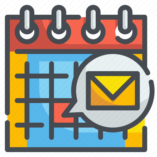 Letter, message, envelope, organization, mail, calendar, schedule icon - Download on Iconfinder