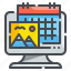picture, timetable, date, image, calendar, landscape, schedule 