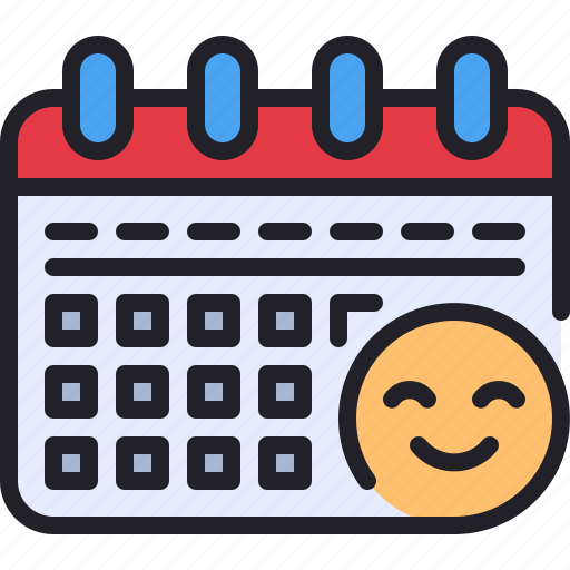 Emoji, smile, date, schedule, calendar icon - Download on Iconfinder