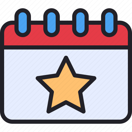 Star, favorite, date, schedule, calendar icon - Download on Iconfinder