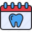 tooth, dental, dentish, schedule, calendar 