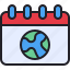globe, earth, schedule, day, calendar 