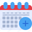 date, calendar, add, schedule, plus 