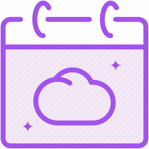Schedule, calendar, event, date, cloud icon - Download on Iconfinder