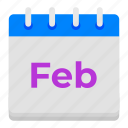 calendar, appointment, schedule, planner, month, event, february