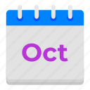 calendar, appointment, schedule, planner, month, event, october