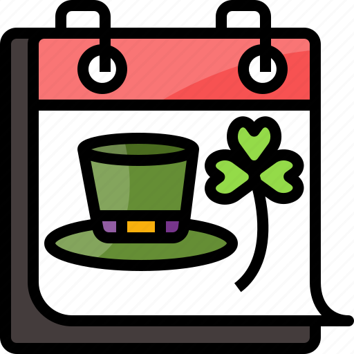 Calendar, celebration, day, event, party, patricks, saint icon - Download on Iconfinder