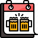 alcohol, beer, calendar, celebration, day, drink, party 