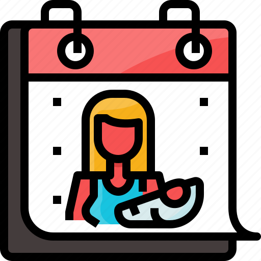 Calendar, day, event, female, mother, mother's day, woman icon - Download on Iconfinder