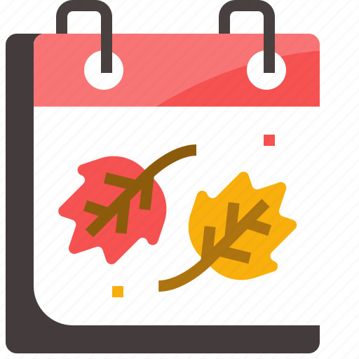 Autumn, calendar, forecast, leafs, leave, season, weather icon - Download on Iconfinder