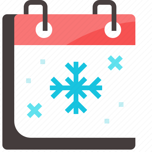 Calendar, christmas, forecast, season, snow, weather, winter icon - Download on Iconfinder