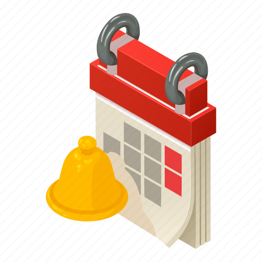 Agenda, calendar, date, isometric, logo, month, object icon - Download on Iconfinder
