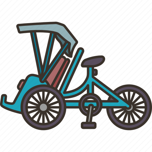 Cyclo, pedal, vehicle, transportation, taxi icon - Download on Iconfinder