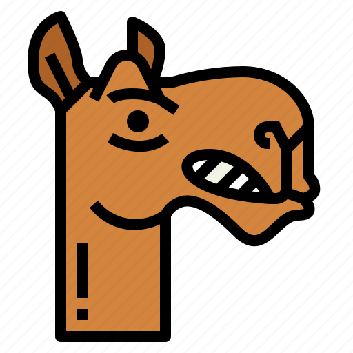 Camel, zoo, animal, wildlife, cheerful icon - Download on Iconfinder