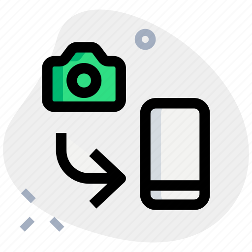 Camera, to, phone, photo, arrow icon - Download on Iconfinder