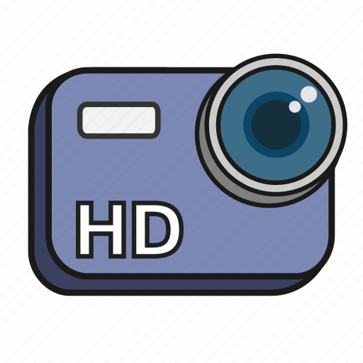Camera, cartoon, hd, high definition, lens, video icon - Download on  Iconfinder