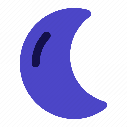 Night, mode, half, moon, phase icon - Download on Iconfinder